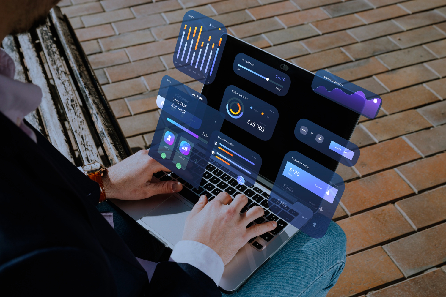 Fusión de activos físicos y digitales en el modelo financiero phygital.